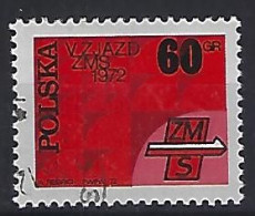 Poland 1972  5. Kongress Des ZMS (o) Mi.2211 - Usados