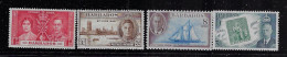 BARBADOS  1937,1950  SCOTT#190,213,220,230  MH - Barbados (...-1966)