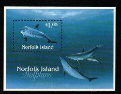 Norfolk Islands 1997 - Mi.Nr. Block 18 - Postfrisch MNH - Tiere Animals Delphine Dolphins - Delfini