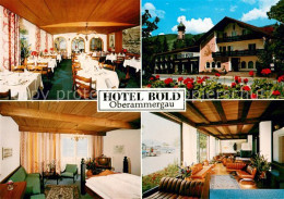 73739347 Oberammergau Hotel Boeld Gaststube Zimmer Wintergarten Oberammergau - Oberammergau