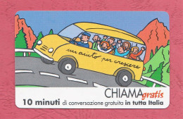 Italy, Telecom Gone Card. Chiama Gratis. Exp. 30.09.2002- 10 Minuti. Pubblicizzata Da Dash, Missione Bontà. - Special Uses