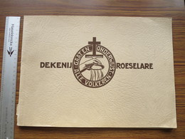 BOEK  35X25.50 CM- DEKENIJ ROESELARE - MISSIEALBUM - PRIESTERS - MISSIONARISSEN - MISSIEZUSTERS - Godsdienst & Esoterisme