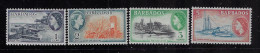 BARBADOS  1953  SCOTT#235-237,239 MH - Barbados (...-1966)