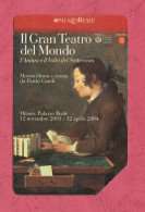 Italy, Exp. 31.12.2004. TELECOM Italia- Il Gran Teatro Del Mondo. Used Phone Card By 3,00 Euro. - Publiques Figurées Ordinaires