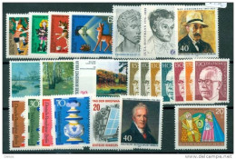 Kompletter Jahrgang Berlin 1972 Postfrisch, Complete Year Set, MNH #69 - Nuovi