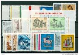 Kompletter Jahrgang Berlin 1969 Postfrisch, Complete Year Set, MNH #77 - Used Stamps