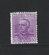 Italia Regno 1928 Cent. 50 Nuovo Mnh** - Nuevos