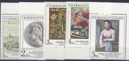 Cecoslovacchia / Tschechoslowakei 1981 Michel Nr. 2641 - 2645 Opere D'arte / Kunstwerke - Unused Stamps