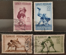 TURQUIE - 1949 N° 1083/1086 O (voir 2 Scan) - Gebruikt