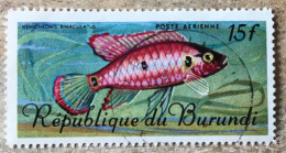 BURUNDI . Poisson N° PA 66 Oblitéré. - Poste Aérienne