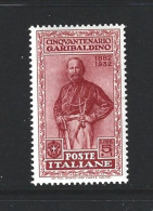 Italia Regno 1932 Serie Garibaldi Ordinaria Il Lire 5+1 Nuovo Mnh** - Mint/hinged