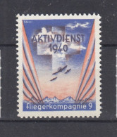 Soldatenmarken Schweiz, WW II, Flieger Wit. Nr. 65/1 - Nuovi