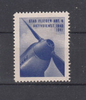 Soldatenmarken Schweiz, WW II, Flieger Wit. Nr. 58/1 - Nuovi