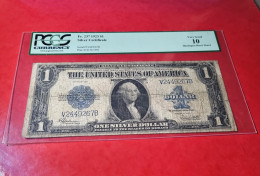 1923 USA $1 DOLLAR UNITED STATES BANKNOTE PCGS 10 BILLETE USA COMPRA MULTIPLE CONSULTAR V/B - Silver Certificates (1878-1923)