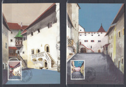 Liechtenstein 1987 - 2 CM - CHATEAU De VADUZ - Cartoline Maximum