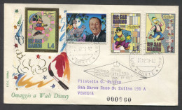 SAN MARINO FDC WALT DISNEY, Year 1970 - FDC