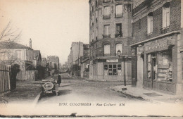 COLOMBES Rue Colbert Commerces -café Marchand D'huitres Imprimerie Papeterie Auto édition E M - Colombes