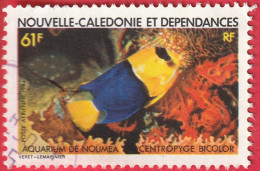 N° Yvert & Tellier PA237 - Nelle Calédonie Et Dépendances (1984) (Oblitéré) - Aquarium De Nouméa (Centropyge Bicolor)(2) - Used Stamps