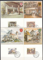 Liechtenstein 1981 - 4 CM - CHATEAU GUTENBERG - Cartoline Maximum