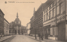 Audenarde La Gare Et Un Coin De La Rue De La Station - Oudenaarde