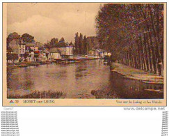 (  Dep 77)    à  Moret-sur Loing    ( Vue Sur Le LOING  Et Les Hôtels )   Ref A0.502 - Moret Sur Loing