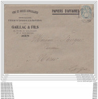 Réf-JP-R-596 ( Enveloppe Et Facture De 1907 ) De Fers Et Quincaillerie Agen - 1900 – 1949