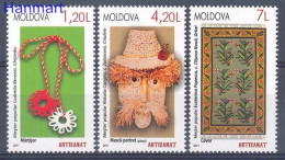 Moldova 2011 Mi 738-740 MNH  (ZE4 MOL738-740) - Textiel