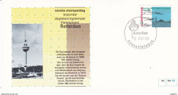 Netherlands Pays Bas Euromast Rotterdam 12-05-1987 - Lettres & Documents