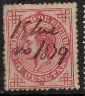 Edifil 187 5 Pts Impuesto De Guerra Usado, Raro - Used Stamps