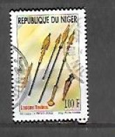 TIMBRE OBLITERE DU NIGER DE 2002 N° MICHEL 1986 - Niger (1960-...)