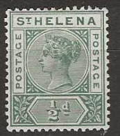 1890 MH Saint Helena Mi 21 - Saint Helena Island
