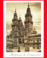 Spagna - SANTIAGO DE COMPOSTELA - Cattedrale - Cartolina Viaggiata Nrl 201 - Santiago De Compostela