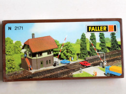 RARE FALLER N 2171 MAQUETTE POSTE AIGUILLAGE + PASSAGE A NIVEAU DECOR TRAIN NEUF MINIATURE MODELISME FERROVIAIRE 1506.64 - Versieringen