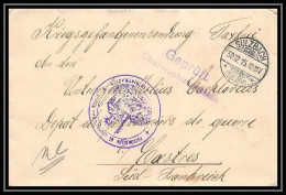 Lettre 1 2839 Prisonniers De Guerre Kriegsgefangenen War 1914/1918 Censuré Sulzbach P Castres Tarn 1916 - WW I