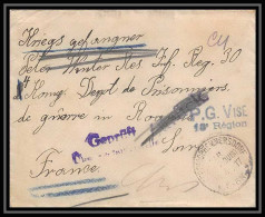 Lettre 1 2854 Prisonniers De Guerre Kriegsgefangenen War 1914/1918 Censuré Friedhof Hemmersdorf P Roanne Loire 1917 - WW I