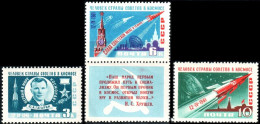 USSR 1961 "First Manned Space Flight" 3v Quality: 100% - Unused Stamps