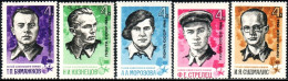 USSR 1966 "Partisans,Heroes Of The Soviet Union In The Great Patriotic War 1941-1945" 5v  Quality:100% - Unused Stamps