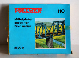 VOLLMER HO 2530 B PILIER MEDIAN POUR PONT DECOR FERROVIAIRE MINIATURE TRAIN NEUF! MODELISME (1506.80) - Decoración