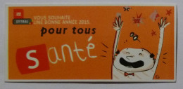 Ticket TCL Lyon (69/Rhône) - Bus Métro Tramway - SANTE - Personnage Levant Bras - Voeux / Bonne Année - Ticket POUR TOUS - Europa