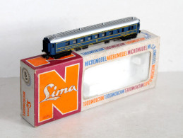 LIMA MICROMODEL N 1/160 N°303 VOITURE RESTAURANT WAGON LIT CIWL EXPRESS EUROPEEN / MINIATURE TRAIN FERROVIAIRE (1506.94) - Wagons Voor Passagiers