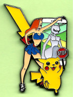 RARE Gros Pin's BD Jessica Rabbit Pokemon Pikachu & Mewtwo  - #120 - Stripverhalen