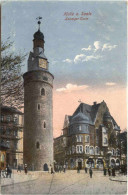 Hale Saale - Leipziger Turm - Halle (Saale)