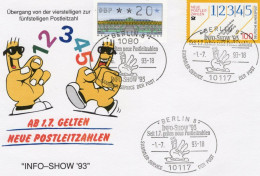 Allemagne - Lot De 17 FDC 1993 Nouveau Code Postal - Invii Numismatici