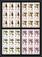 France N°2488/2491 Champignons De France Mushrooms Funghi 1987 Non Dentelé ** MNH (Imperf) Bloc 9 Cote Maury 1215 Euros - Mushrooms