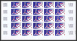 France N°2420 France Championnat Du Monde Volley Ball 1986 Feuille / Bloc De 25 Sheet Non Dentelé ** MNH Imperf Cote 625 - Pallavolo