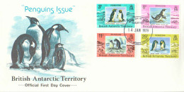 British Antarctic Territory Scott 72-75 Unaddressed. - FDC