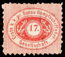 Austria Scott Danube Steam Navigation Company 4 Used With Thin. - Unused Stamps