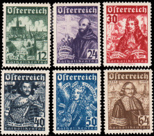 Austria Scott B112-B117 Mint Never Hinged. - Used Stamps