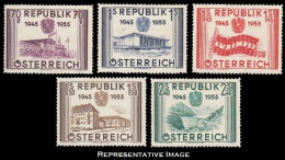 Austria Scott 599-603 Mint Never Hinged. - Used Stamps