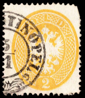 Austria Lombardy Venetia Scott 15 Used With Corner Roounded. - Lombardo-Vénétie